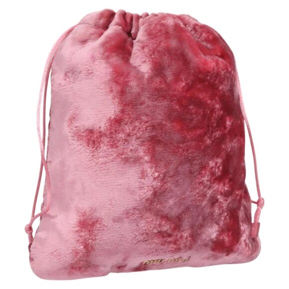 Miu Miu Pouch Velor Pink Auth 113113V - Picture 2 of 16